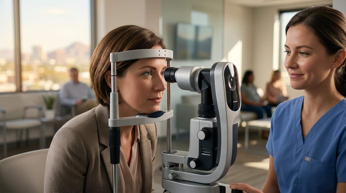 Optomap Eye Exams in Phoenix: The Fast, No-Dilation Vision Test You Need in 2026